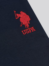 Boys Player 3 Joggers in Dark Sapphire Navy / Haute Red DHM