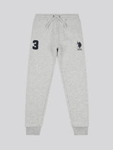 Boys Player 3 Joggers in Mid Grey Marl