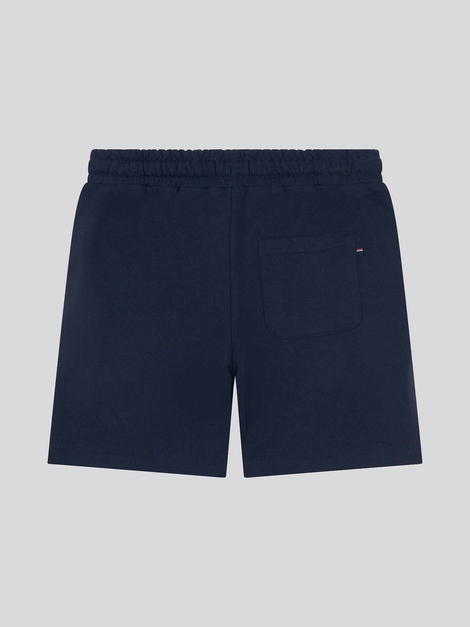 Boys Player 3 Sweat Short in Dark Sapphire Navy / Haute Red DHM