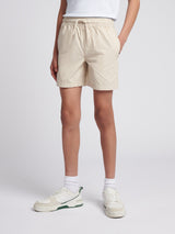 Boys Cotton Linen Deck Short in French Oak