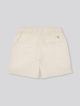Boys Cotton Linen Deck Short in French Oak