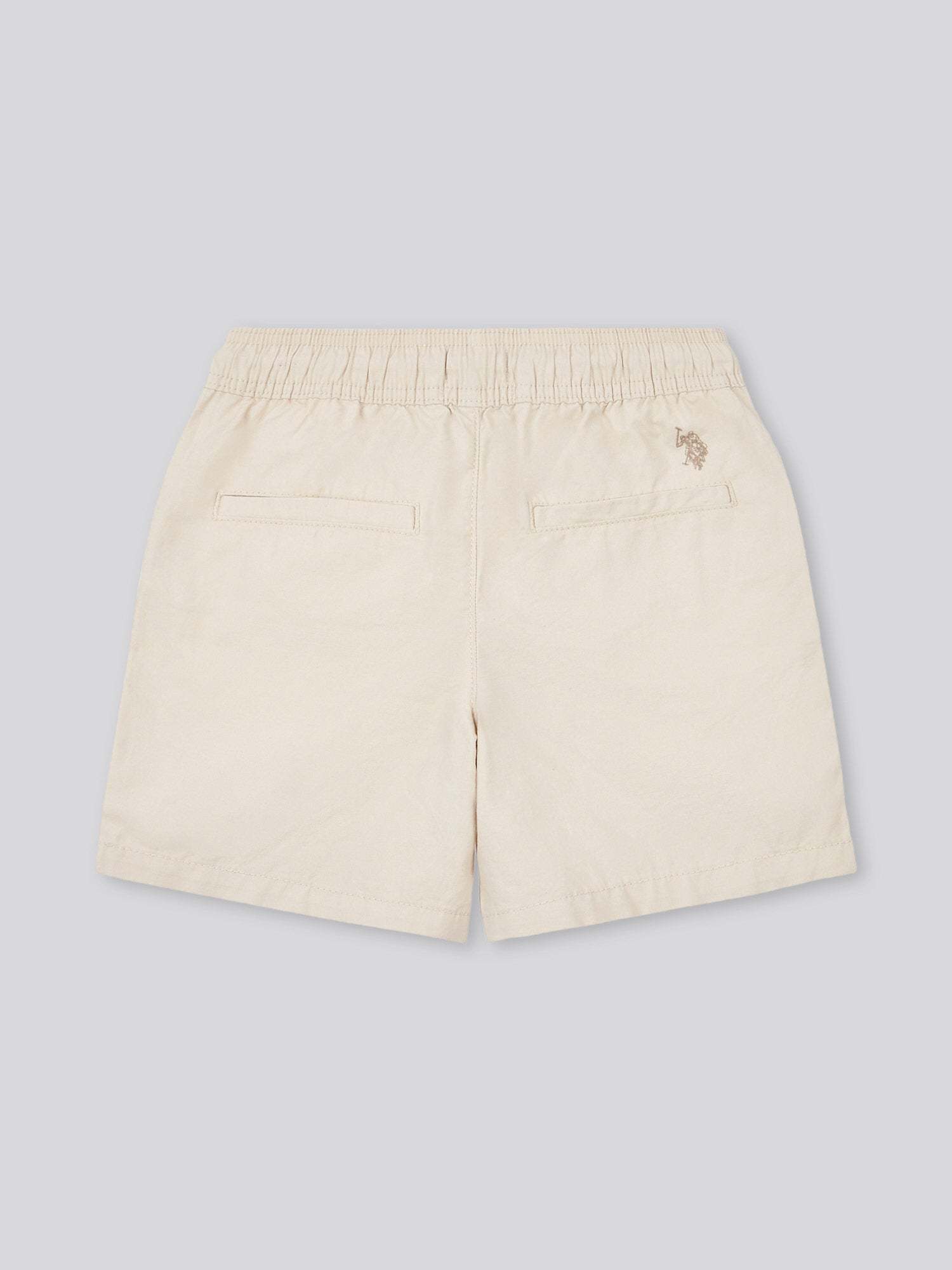 Boys Cotton Linen Deck Short in French Oak