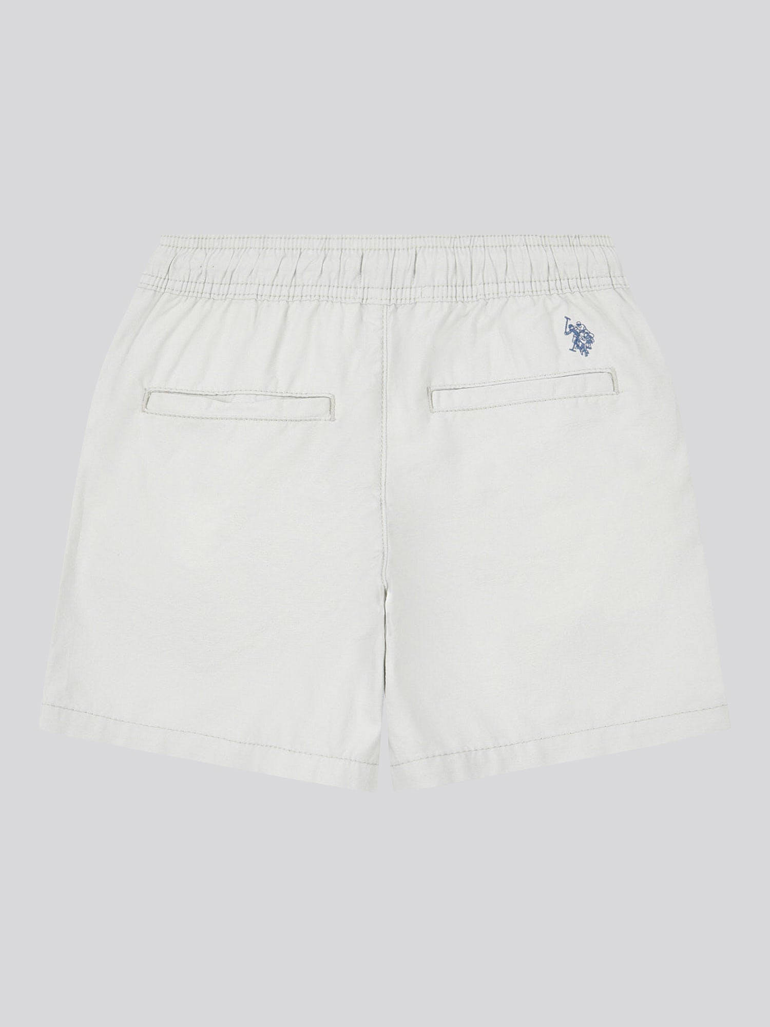 Boys Cotton Linen Deck Short in Northern Droplet
