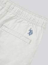Boys Cotton Linen Deck Short in Northern Droplet