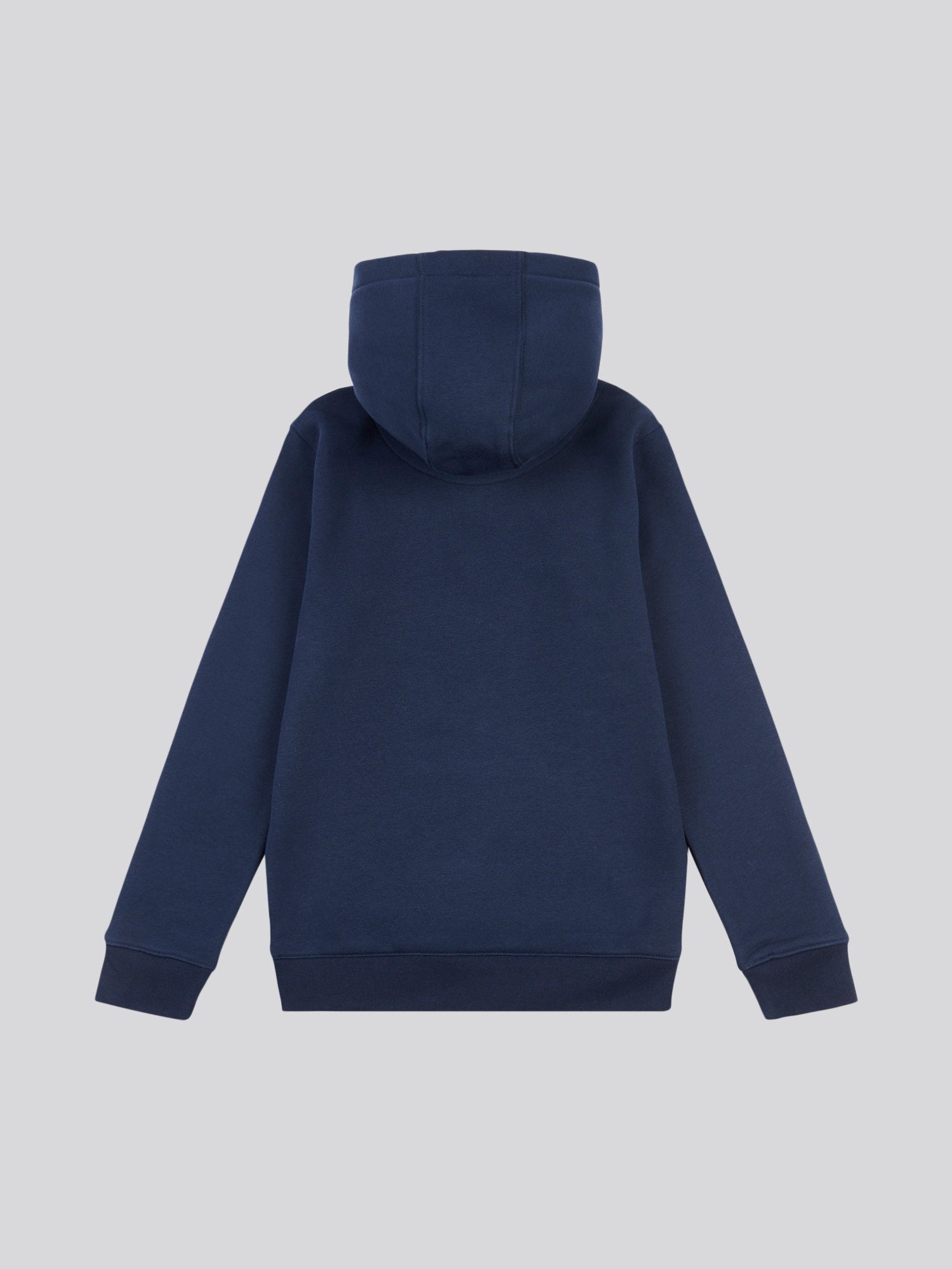 Boys Crest Graphic Hoodie in Dark Sapphire Navy