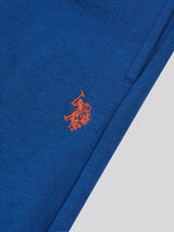 Boys Double Horsemen Crew & Jogger Set in Navy Peony