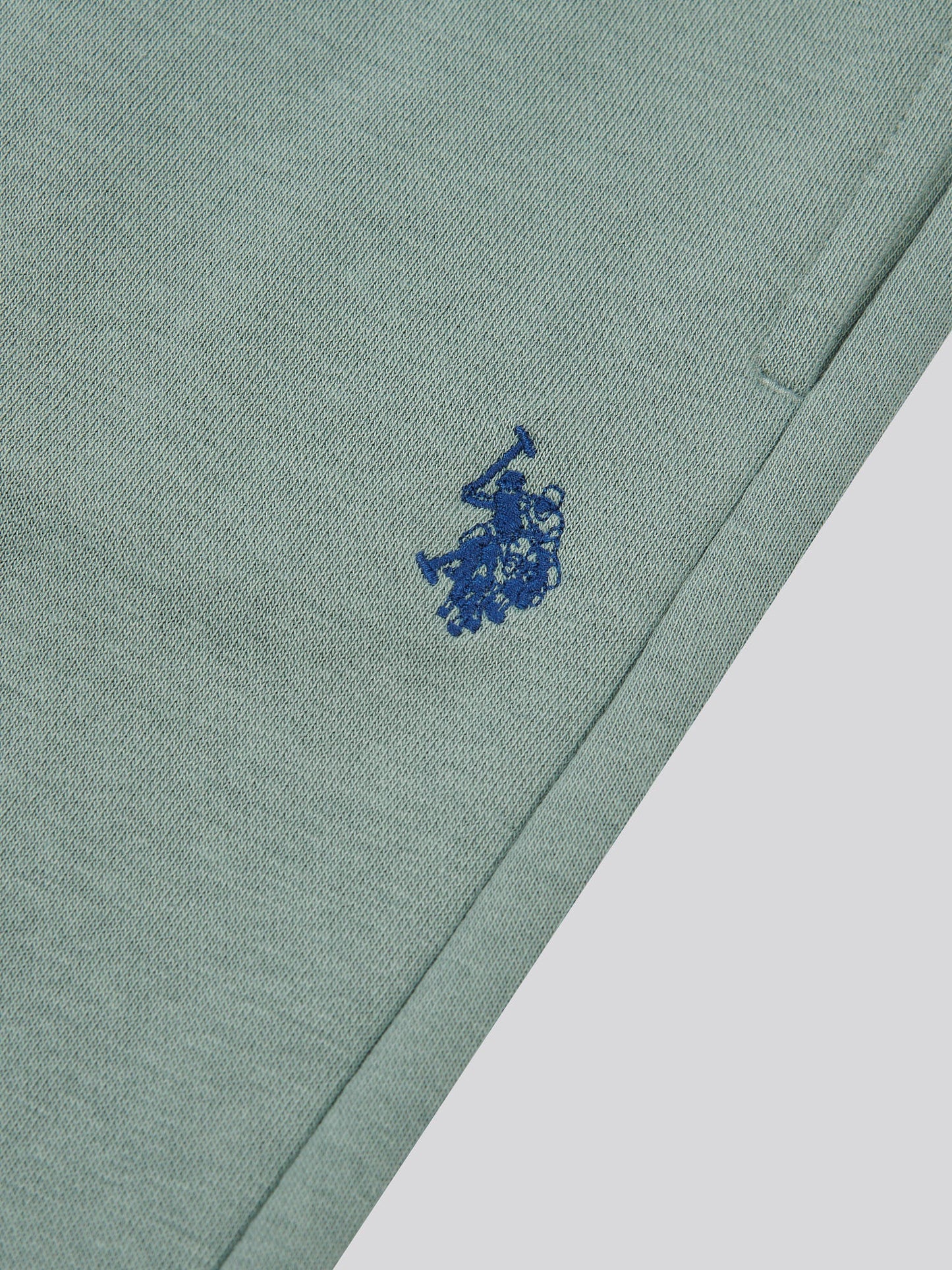 Boys Double Horsemen Crew & Jogger Set in Chinois Green