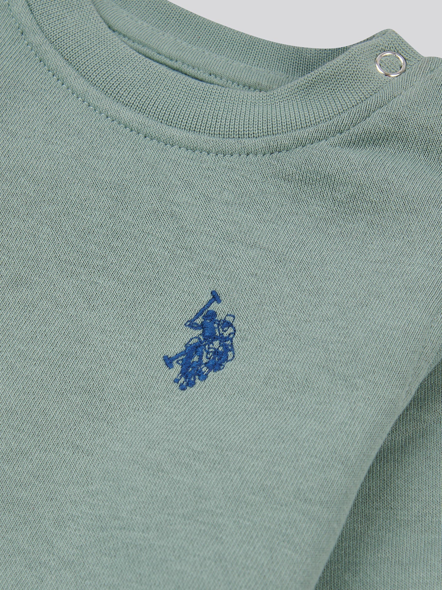 Boys Double Horsemen Crew & Jogger Set in Chinois Green