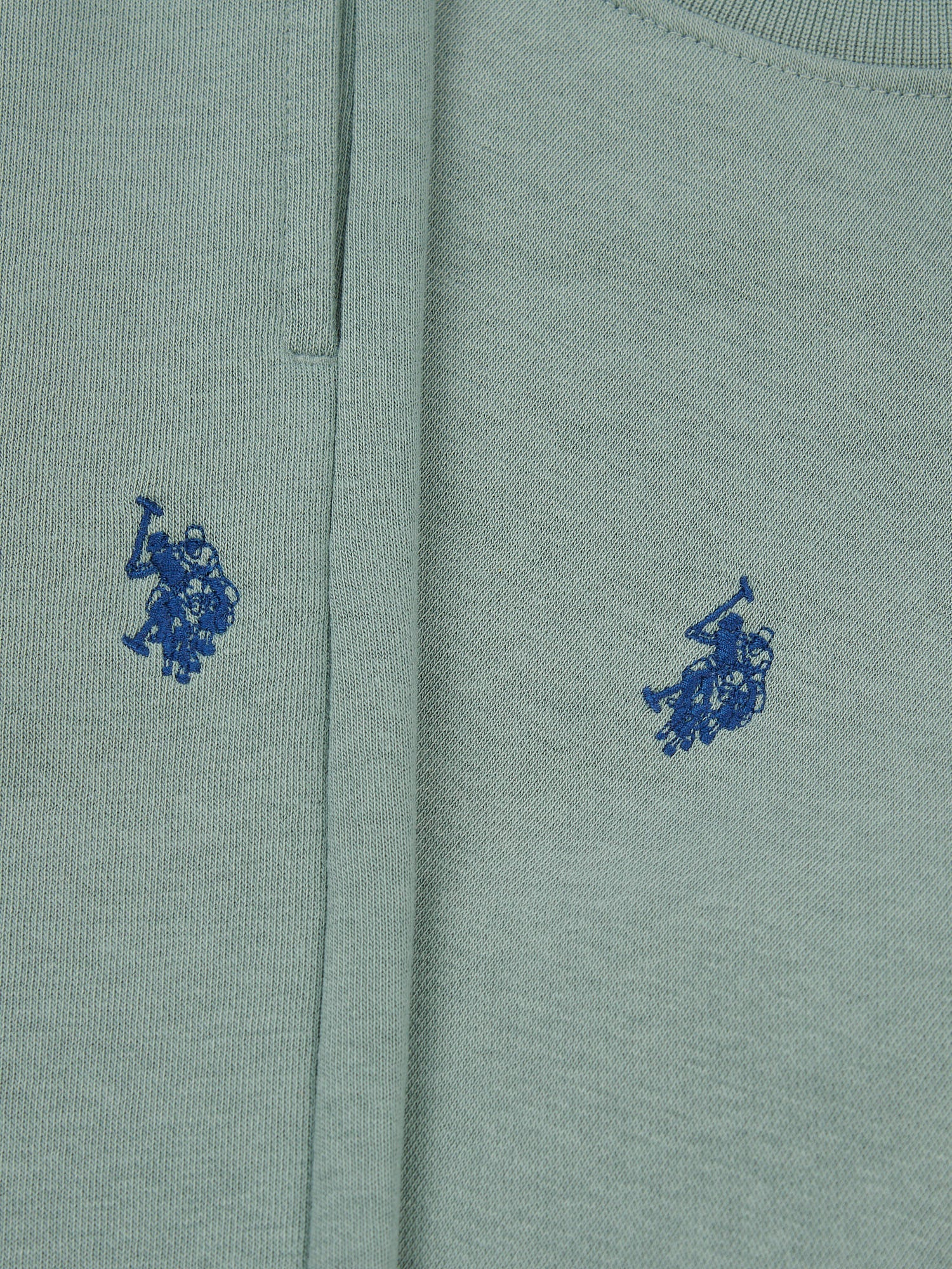 Boys Double Horsemen Crew & Jogger Set in Chinois Green