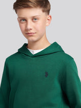 Boys Double Horsemen Hoodie & Jogger Set in Rain Forest