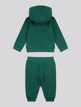 Boys Double Horsemen Hoodie & Jogger Set in Rain Forest