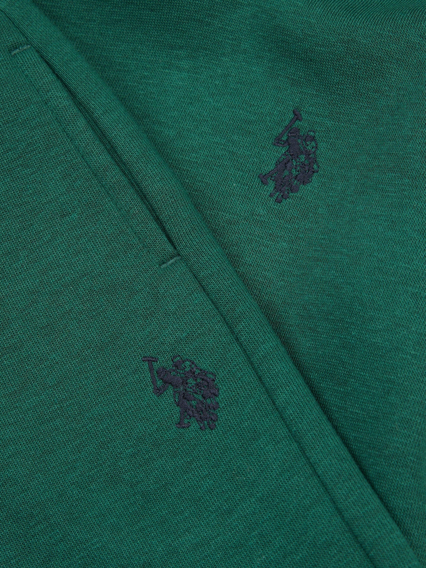 Boys Double Horsemen Hoodie & Jogger Set in Rain Forest