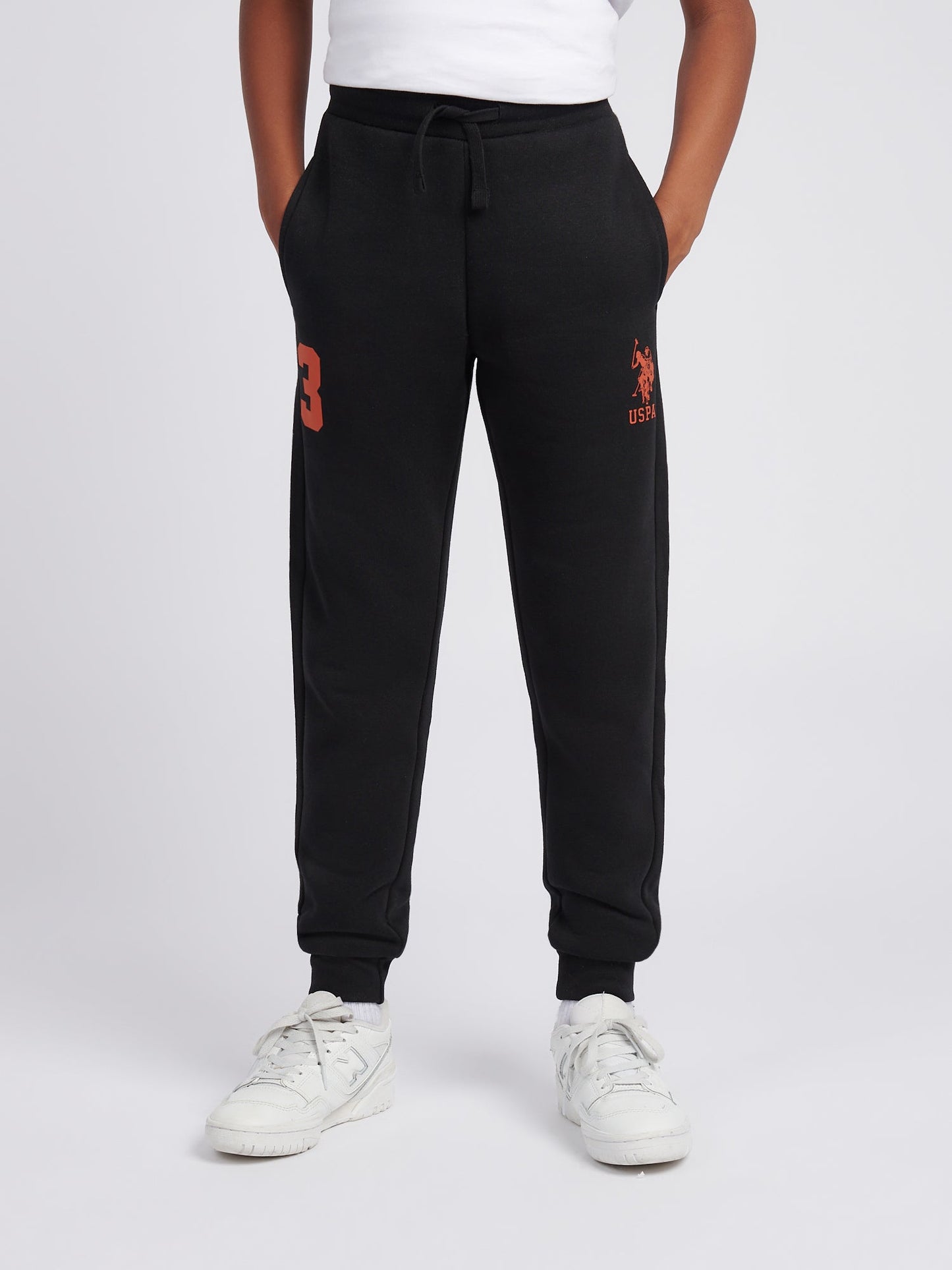 Boys Player 3 Hoodie & Jogger Set in Black