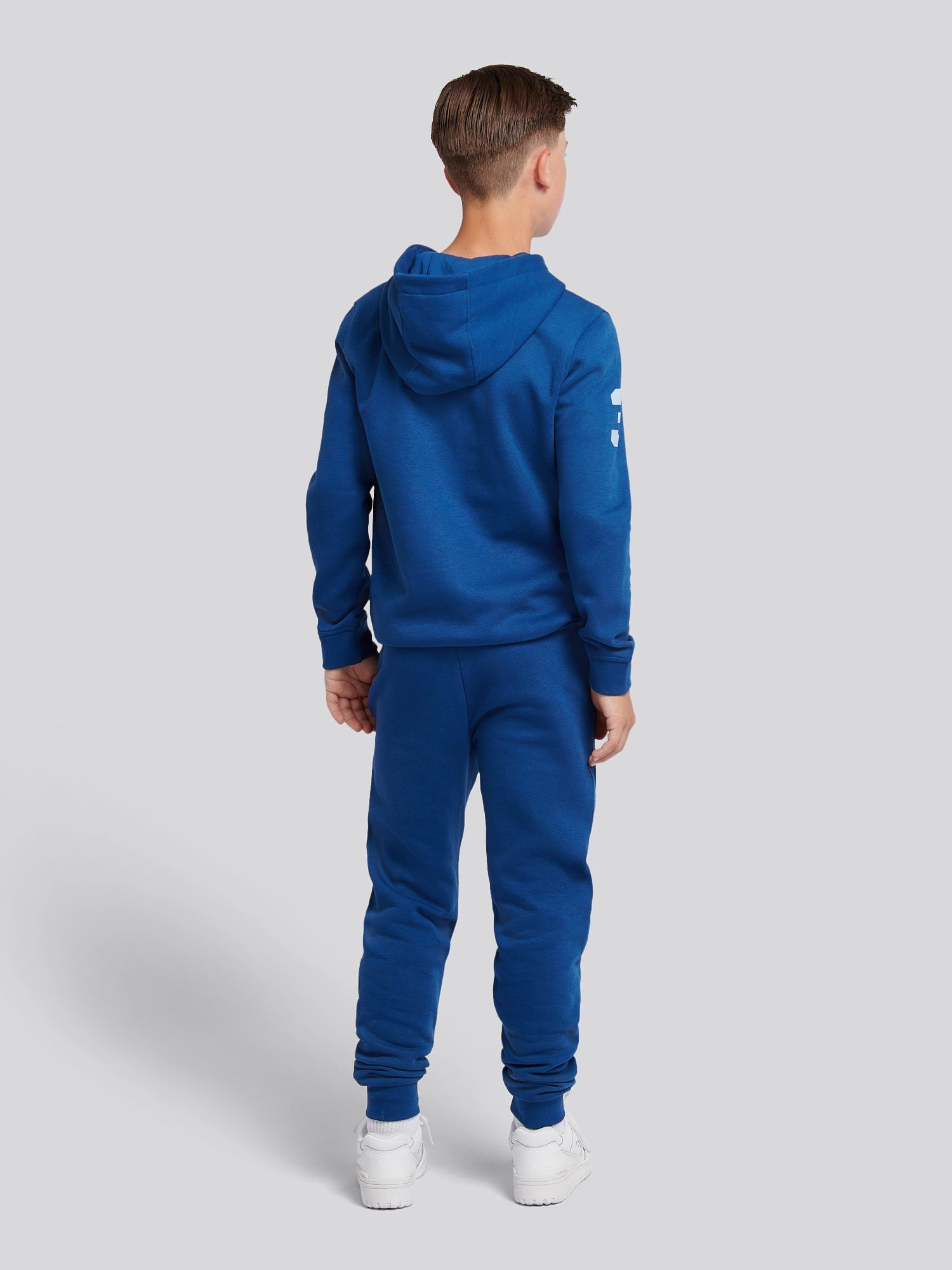 Boys Player 3 Zip Hoodie & Jogger Set in Navy Peony