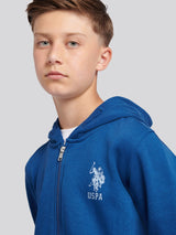 Boys Player 3 Zip Hoodie & Jogger Set in Navy Peony