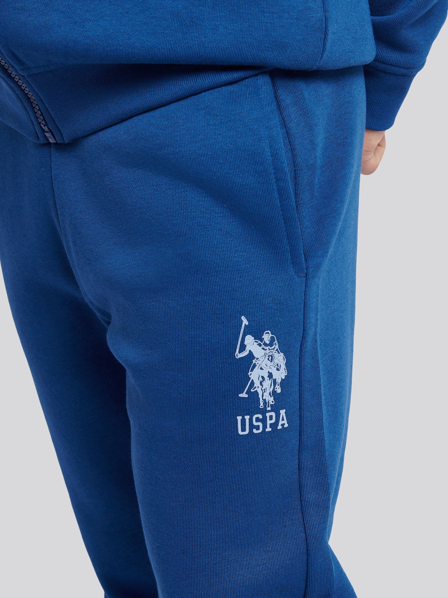 Boys Player 3 Zip Hoodie & Jogger Set in Navy Peony