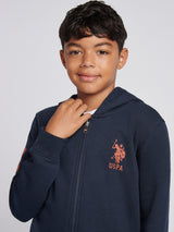 Boys Player 3 Zip Hoodie & Jogger Set in Dark Sapphire Navy