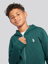 Boys Double Horsemen Zip Hoodie & Jogger Set in Ponderosa Pine