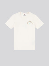 Boys Front Back Print Graphic T-Shirt in Whisper White