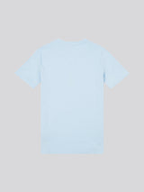 Boys Signature Arch Print T-Shirt in Chambray Blue
