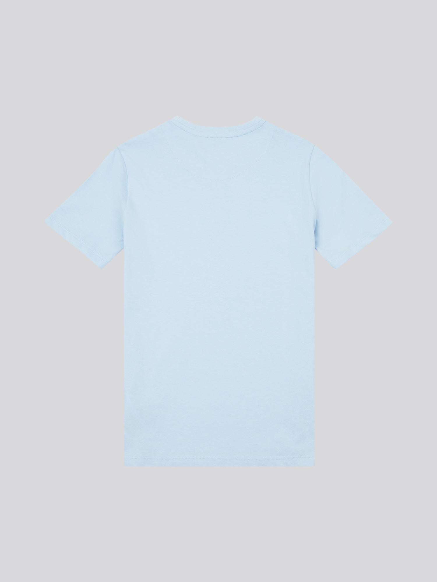 Boys Signature Arch Print T-Shirt in Chambray Blue
