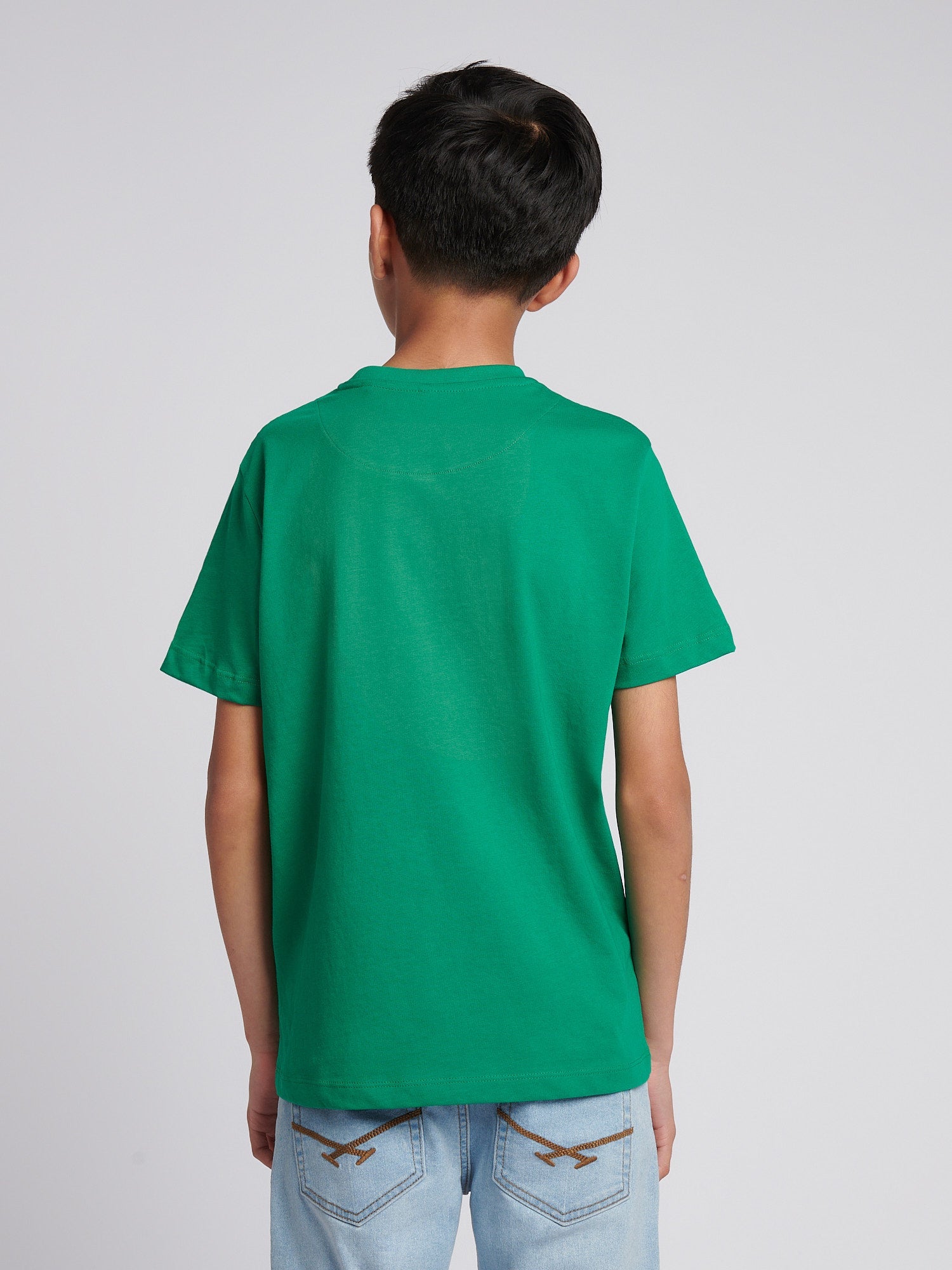 Boys USPA Print Graphic T-Shirt in Lush Meadow