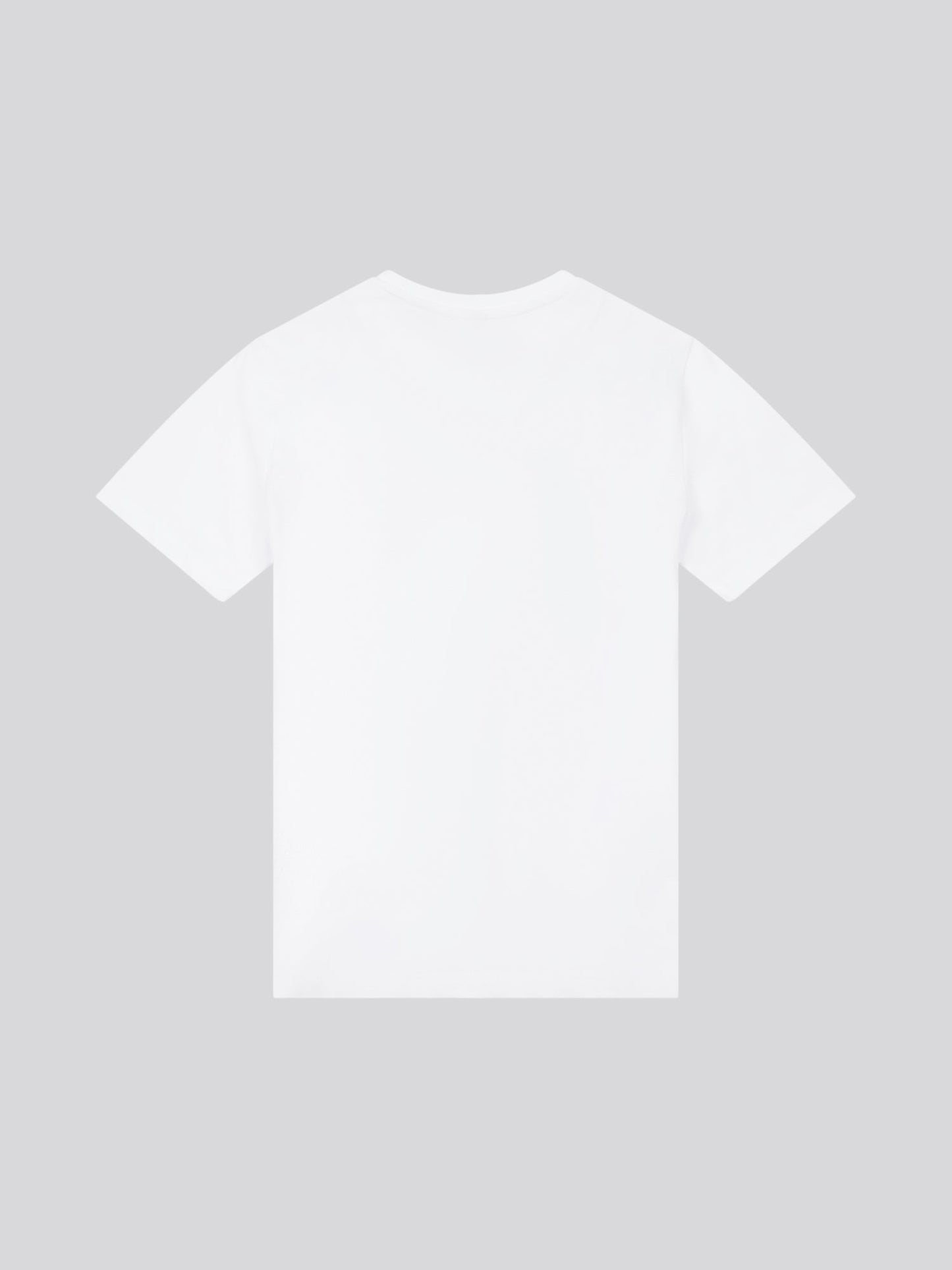 Boys USPA Circle Print T-Shirt in Bright White
