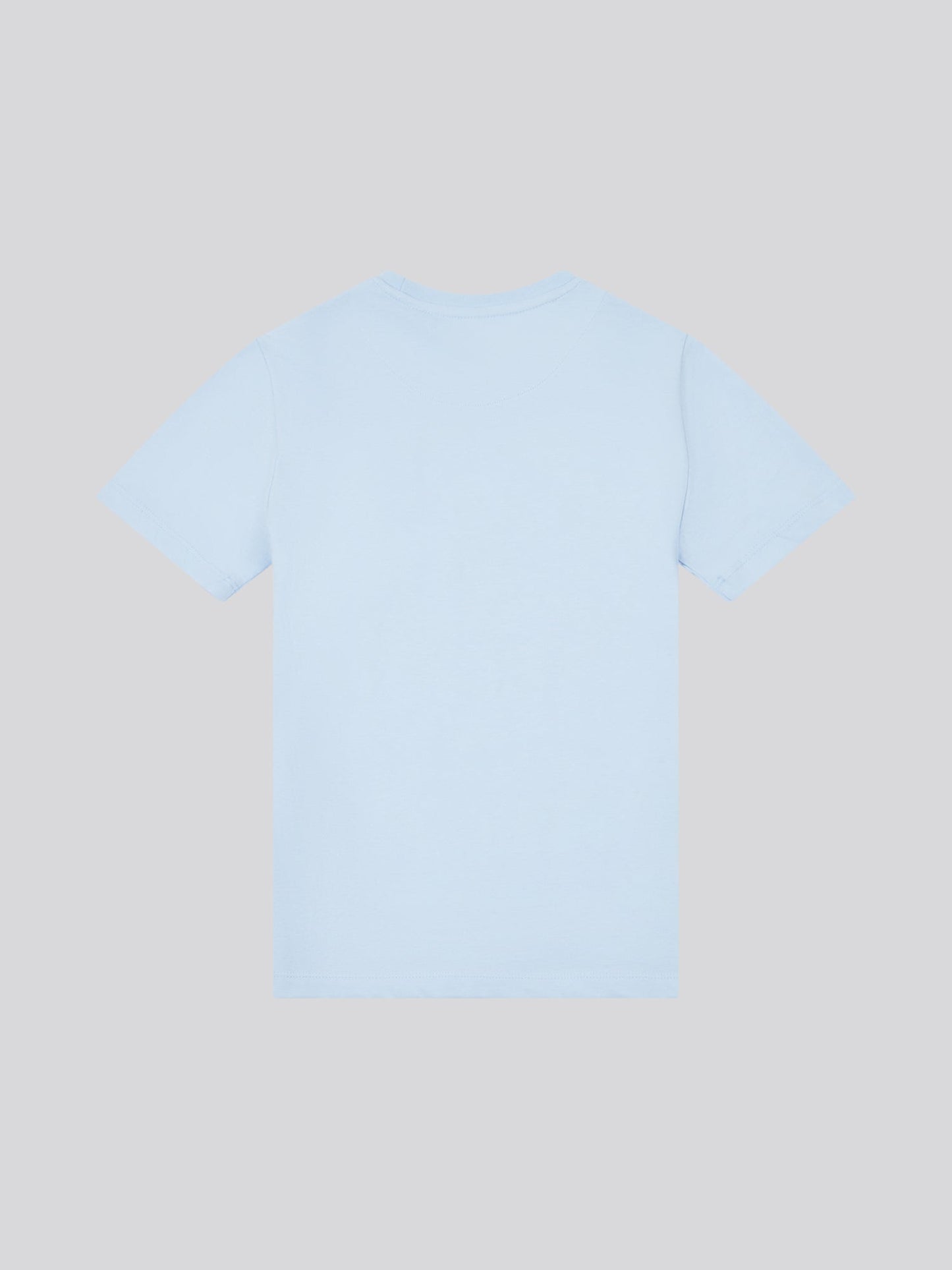 Boys USPA Circle Print T-Shirt in Chambray Blue