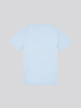 Boys USPA Circle Print T-Shirt in Chambray Blue