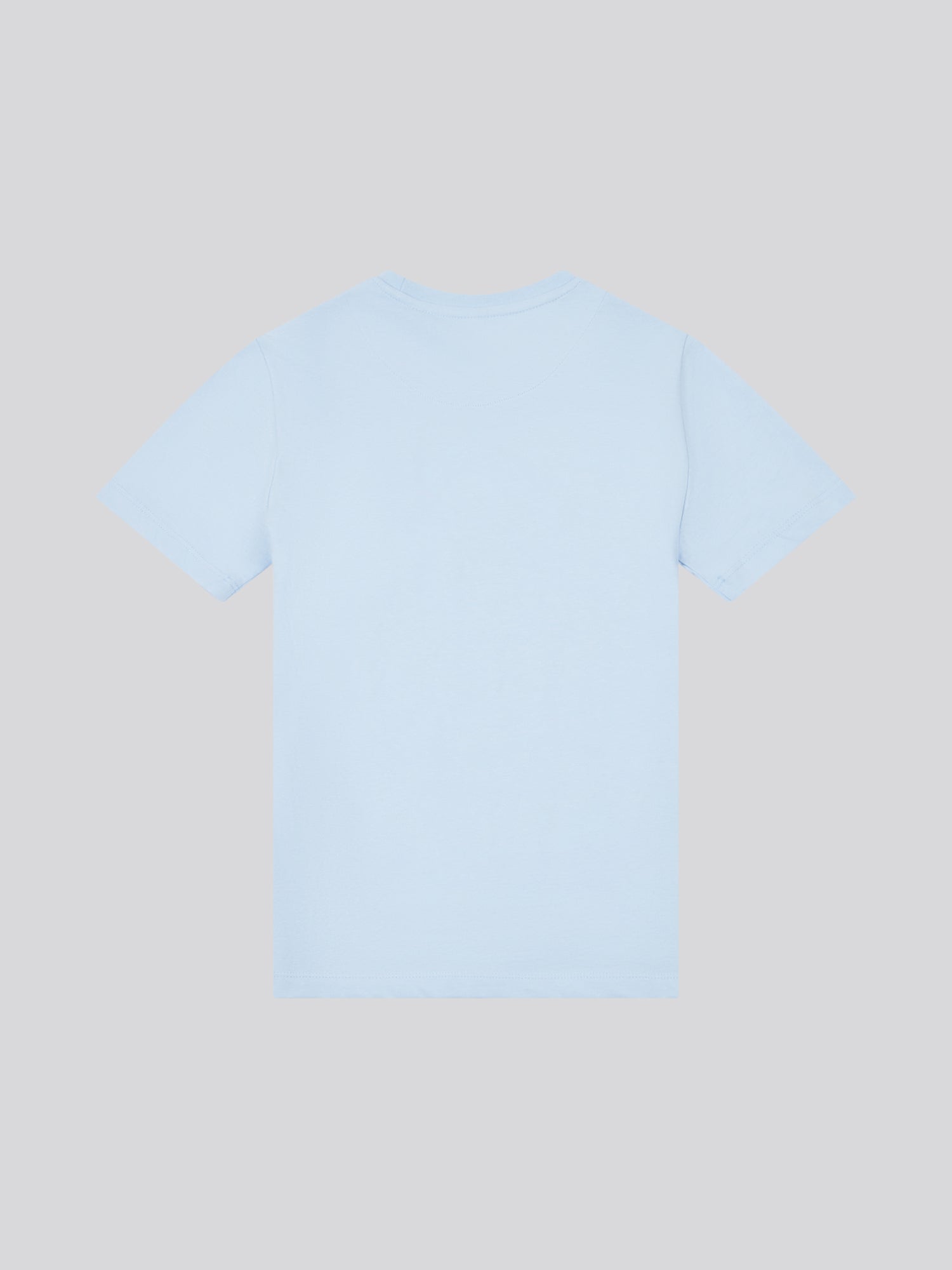 Boys USPA Circle Print T-Shirt in Chambray Blue