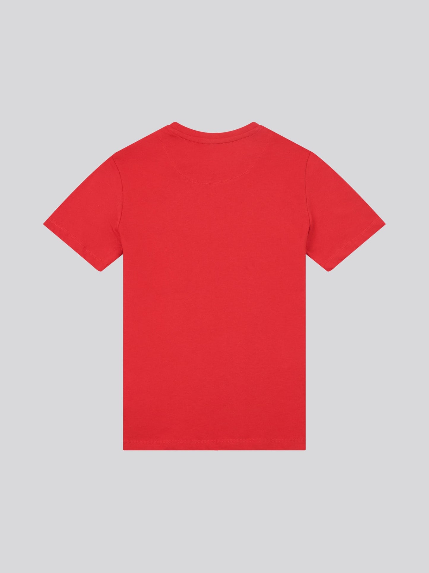 Boys USPA Circle Print T-Shirt in Haute Red
