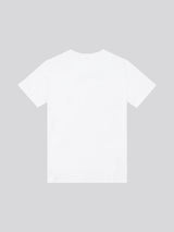 Boys Double Horsemen Graphic T-Shirt in Bright White