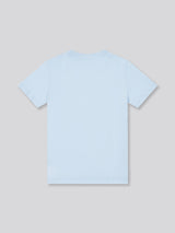 Boys Double Horsemen Graphic T-Shirt in Chambray Blue