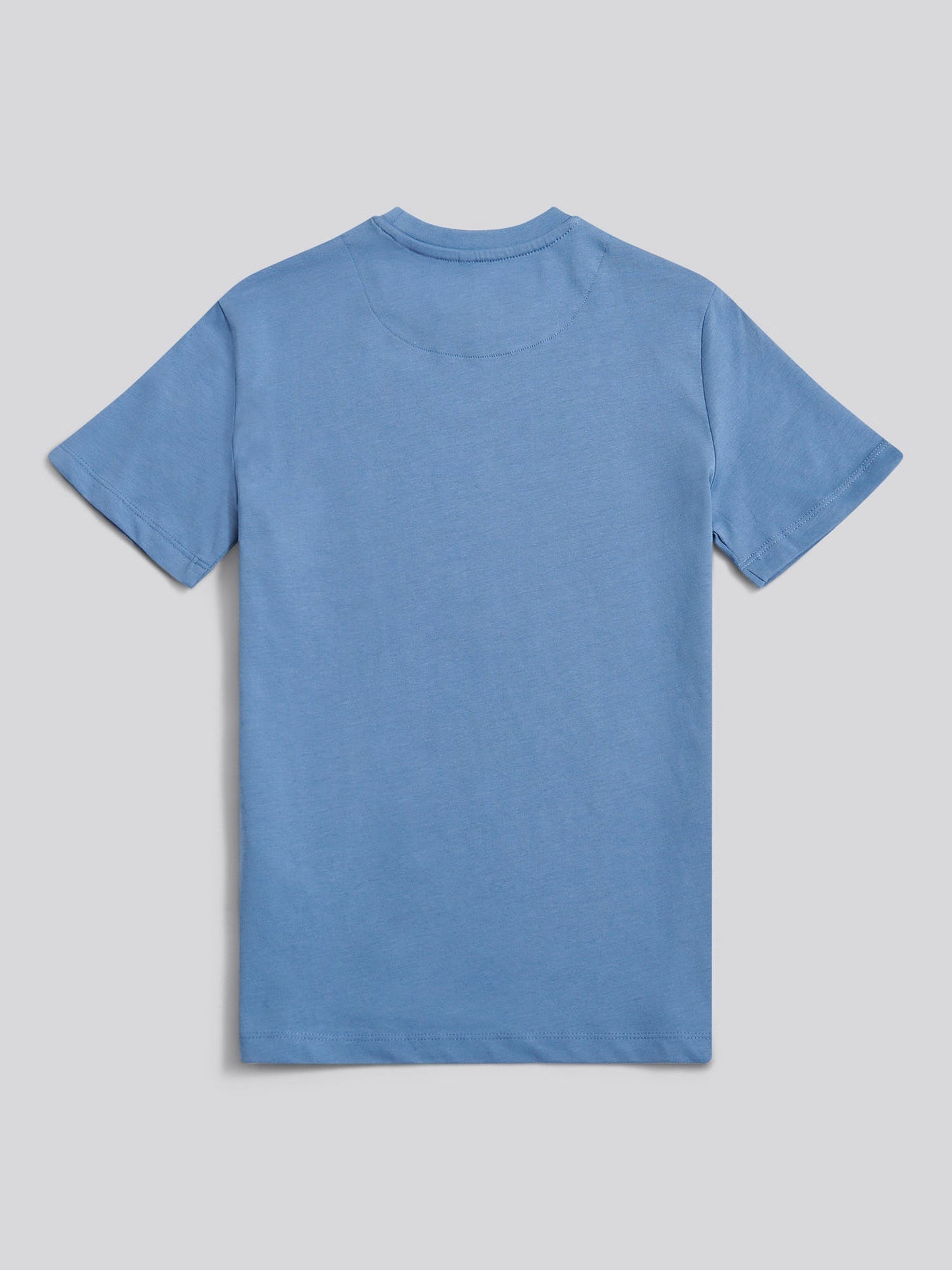 Boys Double Horsemen Graphic T-Shirt in Blue Horizon