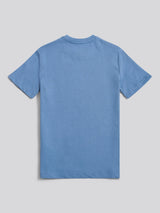 Boys Double Horsemen Graphic T-Shirt in Blue Horizon