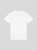 Boys Large Double Horsemen Graphic T-Shirt in Bright White