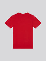 Boys Large Double Horsemen Graphic T-Shirt in Haute Red