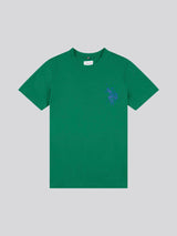 Boys Large Double Horsemen Graphic T-Shirt in Lush Meadow