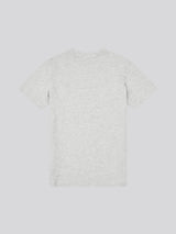 Boys Large Double Horsemen Graphic T-Shirt in Mid Grey Marl