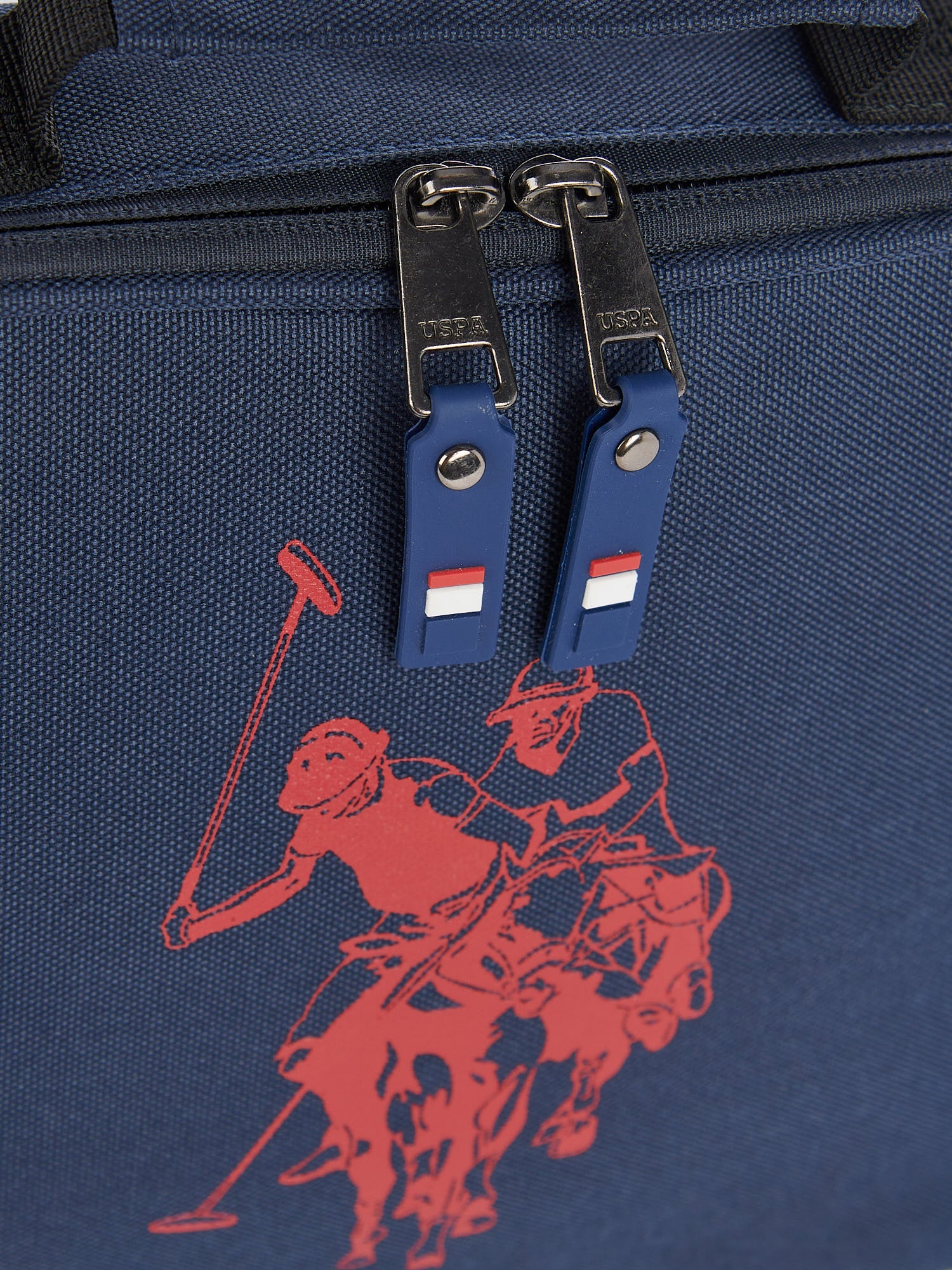 USPA Graphic DHM Lunchbag Dark Sapphire Navy / Haute Red DHM