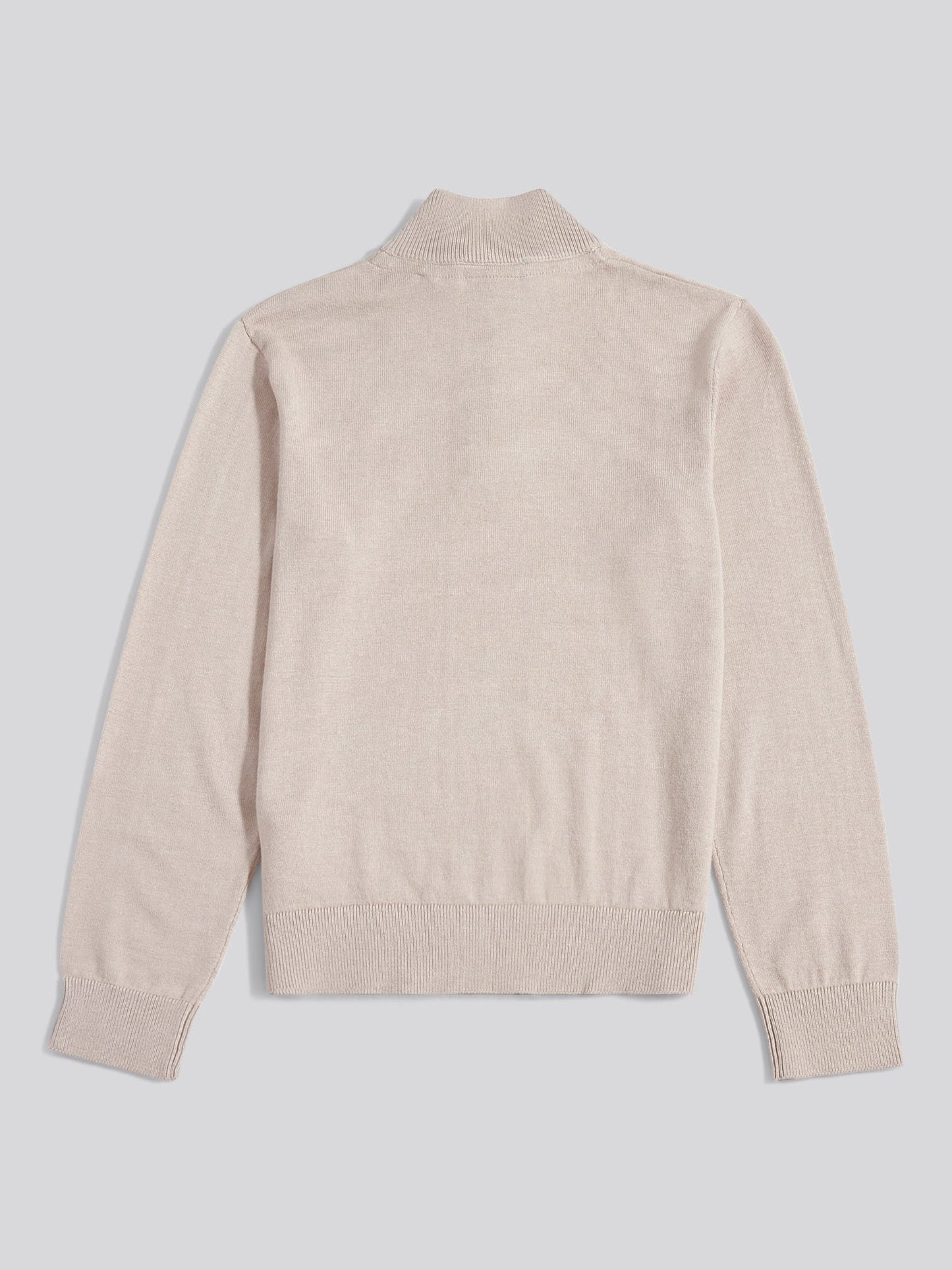 Boys Knitted Cotton Rich 1/4 Zip Atmosphere