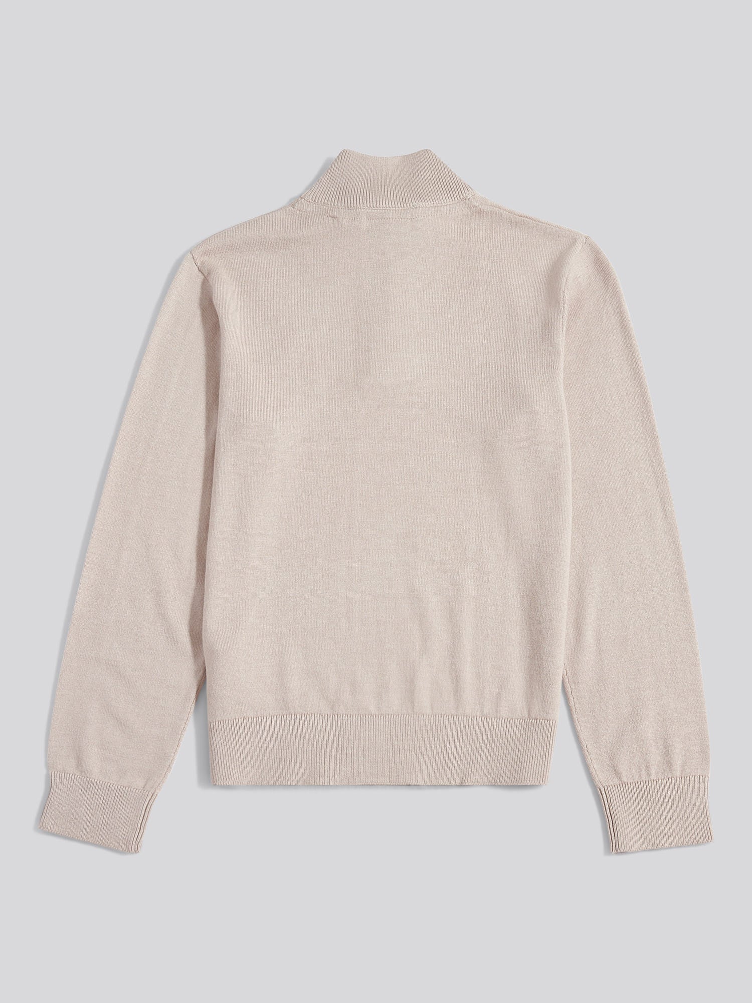 Boys Knitted Cotton Rich 1/4 Zip Atmosphere