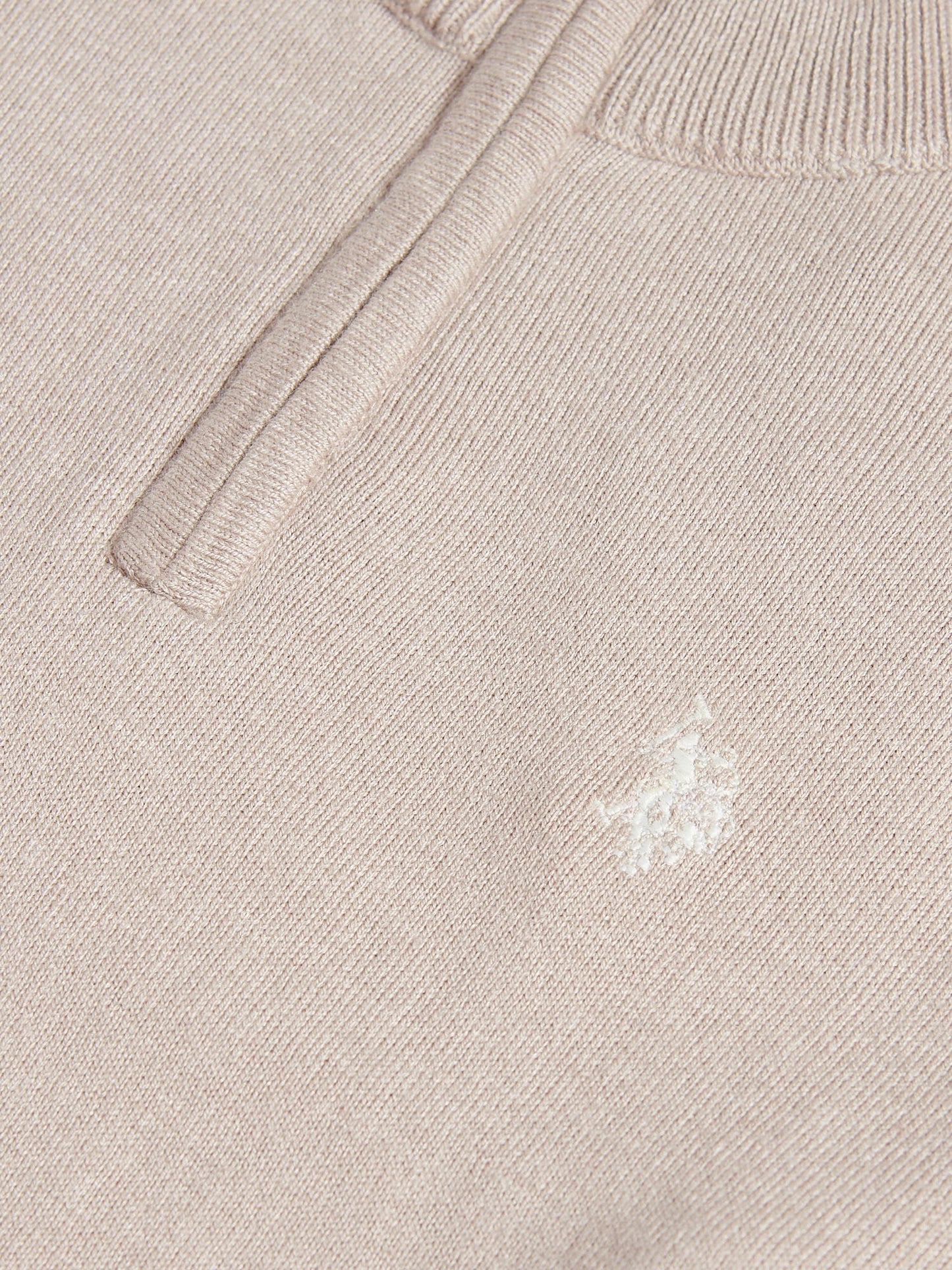 Boys Knitted Cotton Rich 1/4 Zip Atmosphere