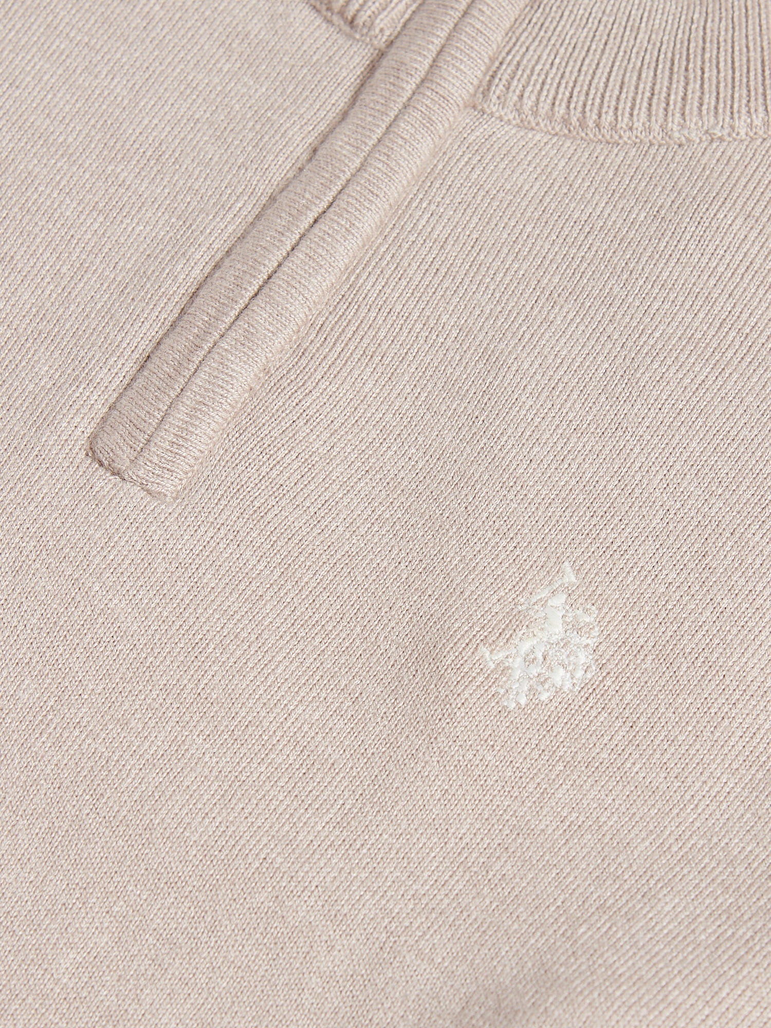 Boys Knitted Cotton Rich 1/4 Zip Atmosphere