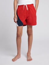 Boys Cut & Sew Swim Short Navy Blue