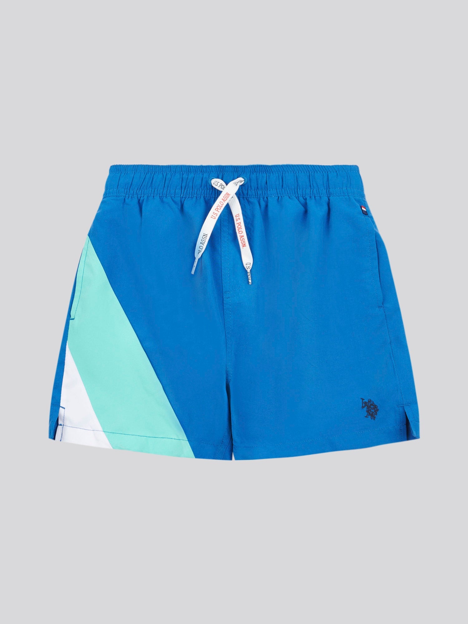 Boys Cut & Sew Swim Short Galaxy Blue
