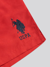 Boys Player 3 Swim Short in Haute Red