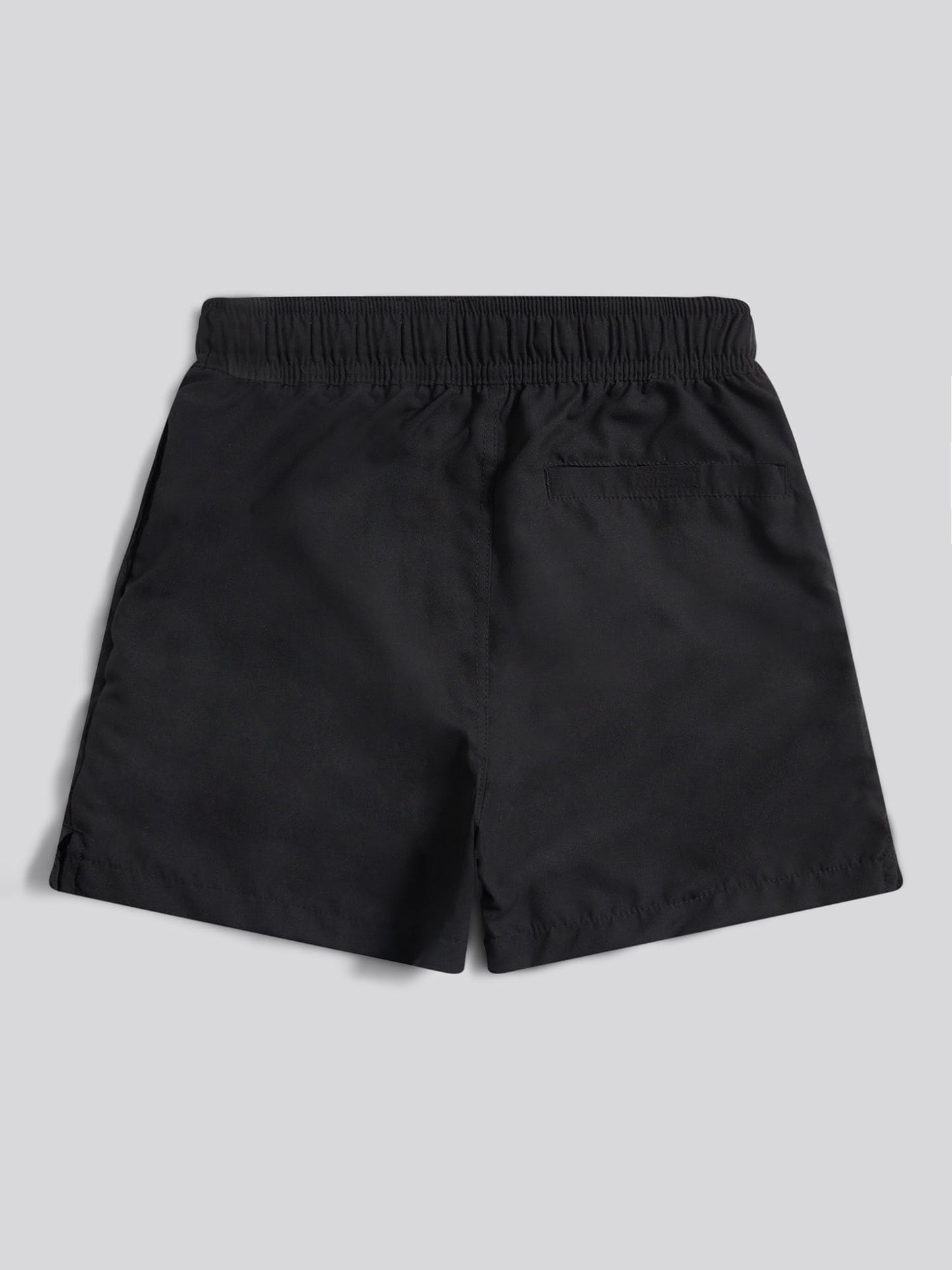 Boys Player 3 Swim Short in Black Bright White DHM