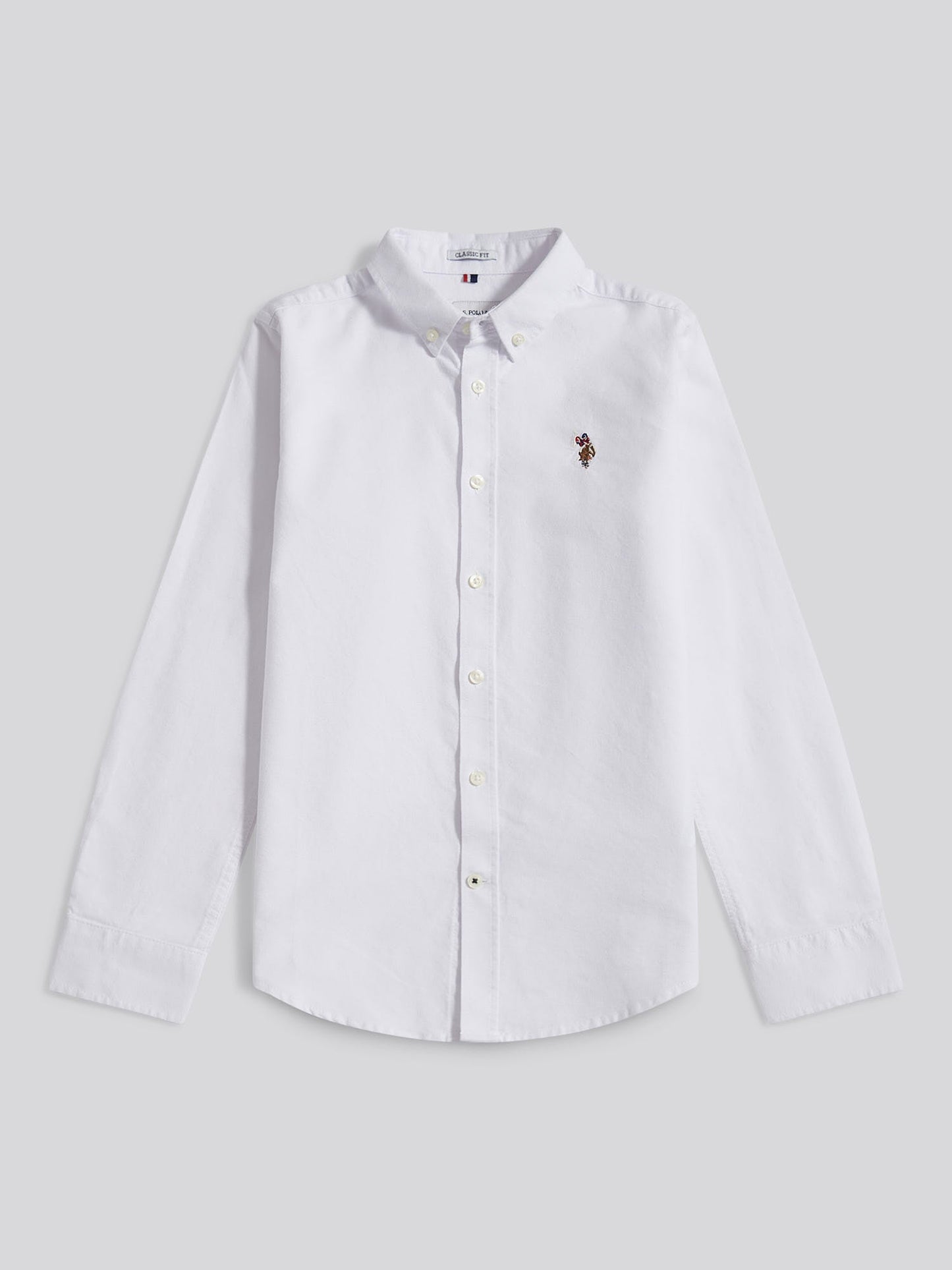 Boys Oxford Shirt in Bright White