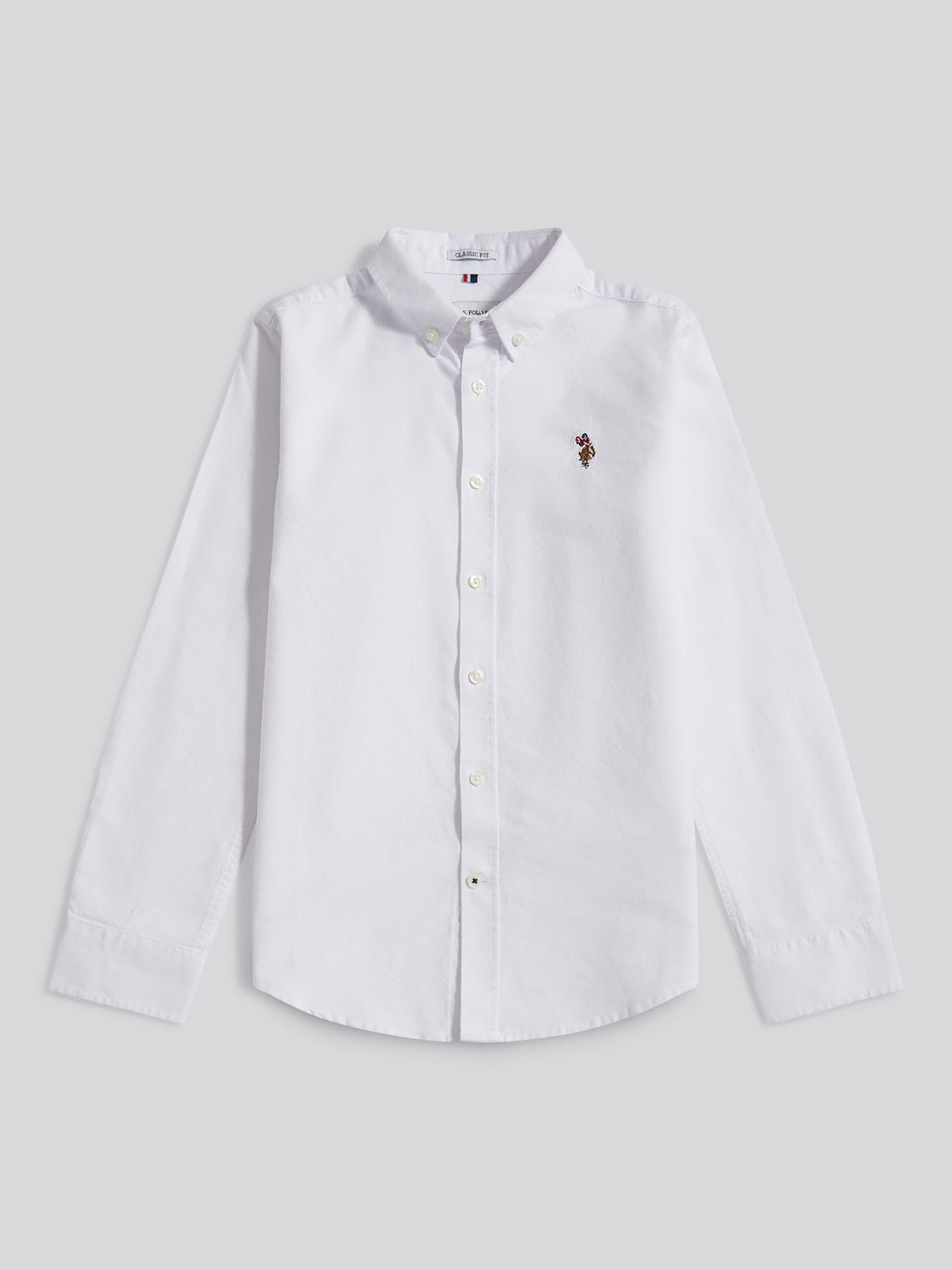 Boys Oxford Shirt in Bright White